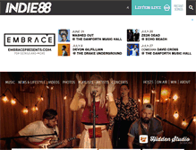 Tablet Screenshot of indie88.com